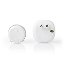 Nedis DOORB222CWT Draadloze Deurbelset Netvoeding 36 Melodie&euml;n