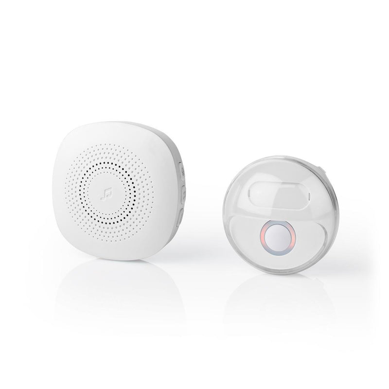 Nedis DOORB222CWT Draadloze Deurbelset Netvoeding 36 Melodie&euml;n
