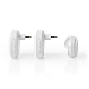 Nedis DOORB222CWT2 Draadloze Deurbelset Netvoeding 36 Melodie&euml;n 2x Ontvanger