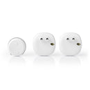 Nedis DOORB222CWT2 Draadloze Deurbelset Netvoeding 36 Melodie&euml;n 2x Ontvanger