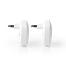 Nedis DOORB222CWT2 Draadloze Deurbelset Netvoeding 36 Melodie&euml;n 2x Ontvanger