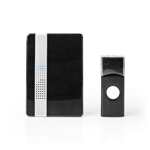 Nedis DOORB223CBK Draadloze Deurbelset Netvoeding 36 Melodie&euml;n