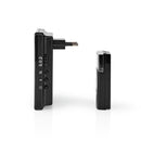 Nedis DOORB223CBK Draadloze Deurbelset Netvoeding 36 Melodie&euml;n