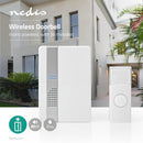 Nedis DOORB223CWT Draadloze Deurbelset Netvoeding 36 Melodie&euml;n