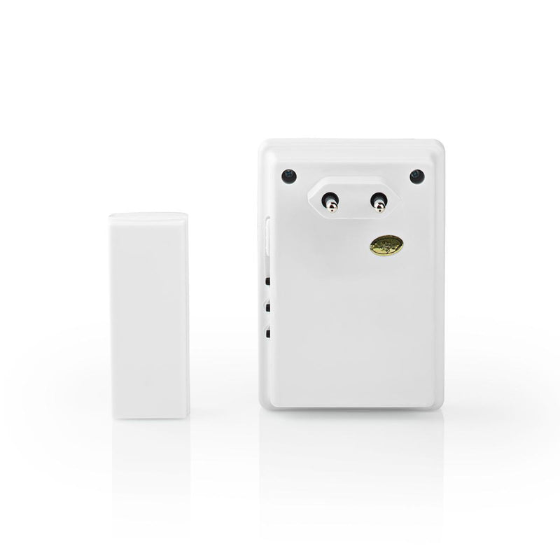 Nedis DOORB223CWT Draadloze Deurbelset Netvoeding 36 Melodie&euml;n