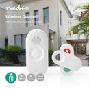 Nedis DOORB230CWT Draadloze Deurbelset Netvoeding 36 Melodie&euml;n