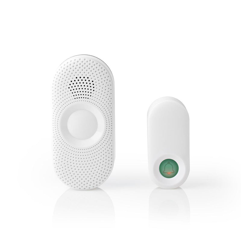 Nedis DOORB230CWT Draadloze Deurbelset Netvoeding 36 Melodie&euml;n