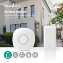 Nedis DOORBK240CWT Draadloze Deurbelset Zelfvoedende Zender Netvoeding 36 Melodie&euml;n