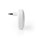 Nedis DOORBK240CWT Draadloze Deurbelset Zelfvoedende Zender Netvoeding 36 Melodie&euml;n