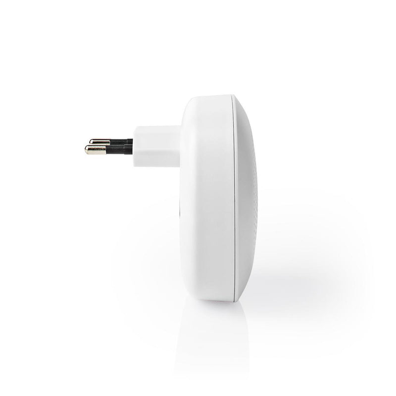 Nedis DOORBK240CWT Draadloze Deurbelset Zelfvoedende Zender Netvoeding 36 Melodie&euml;n