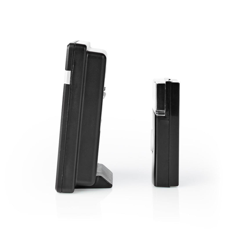 Nedis DOORB212BK Draadloze Deurbelset Batterijvoeding 36 Melodie&euml;n