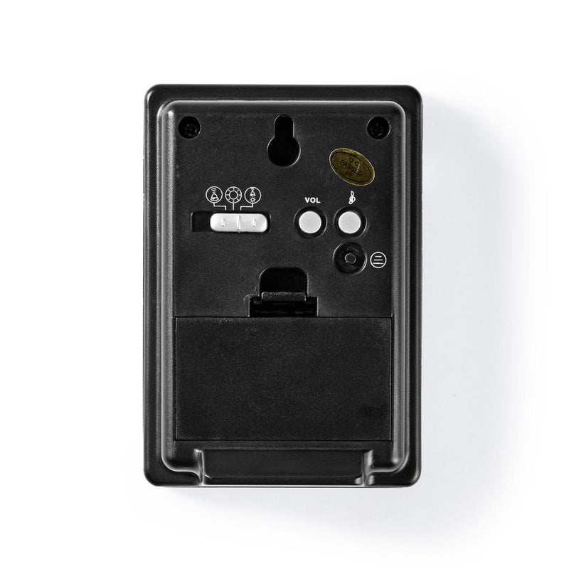 Nedis DOORB212BK Draadloze Deurbelset Batterijvoeding 36 Melodie&euml;n