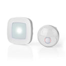 Nedis DOORB220CWT Draadloze Deurbelset Netvoeding 36 Melodie&euml;n Knipperende Felle Led