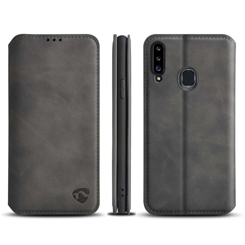 Nedis SSW10028BK Soft Wallet Book Voor Samsung Galaxy A20s Zwart