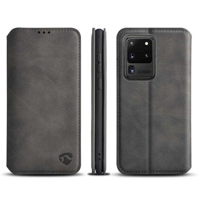 Nedis SSW10036BK Soft Wallet Book Voor Samsung Galaxy S20 Ultra Zwart