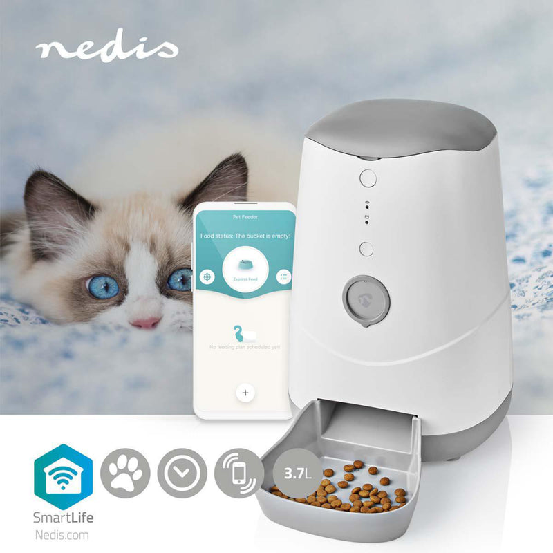 Nedis WIFIPET10CWT Slimme Voerdispenser Voor Huisdieren