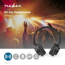 Nedis HPBT2160BK Draadloze Koptelefoon Bluetooth ® Op Het Oor Opvouwbaar Ruisonderdrukking Zwart