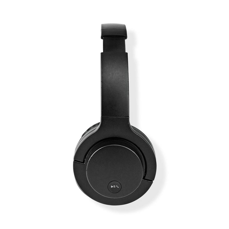 Nedis HPBT2160BK Draadloze Koptelefoon Bluetooth ® Op Het Oor Opvouwbaar Ruisonderdrukking Zwart