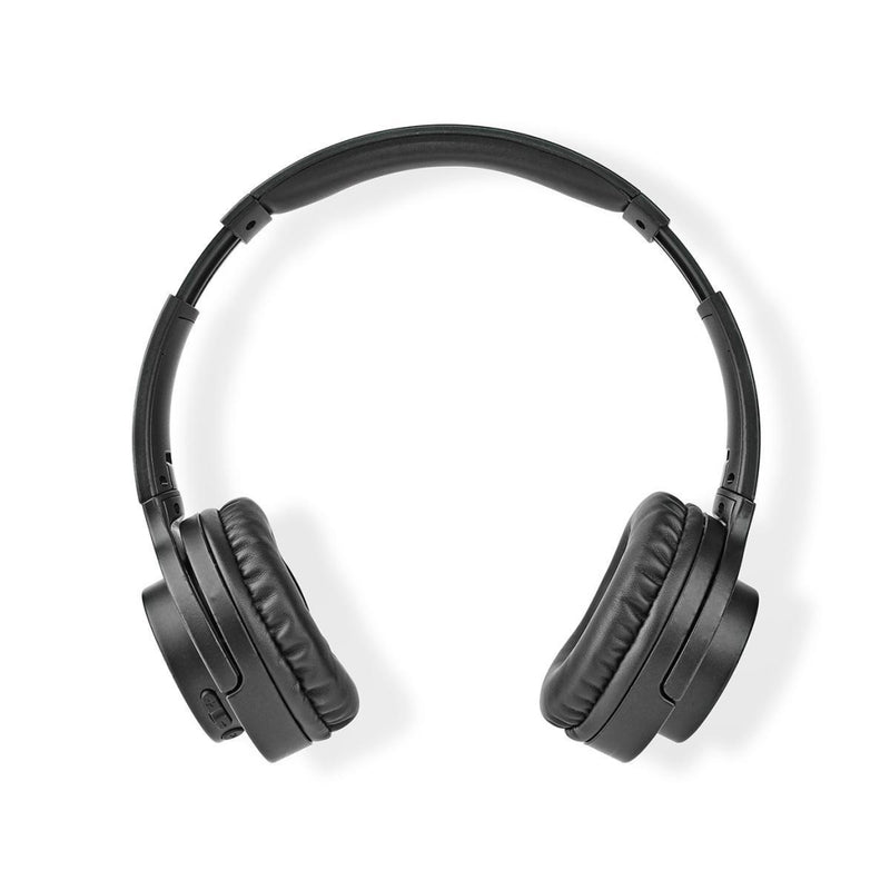Nedis HPBT2160BK Draadloze Koptelefoon Bluetooth ® Op Het Oor Opvouwbaar Ruisonderdrukking Zwart