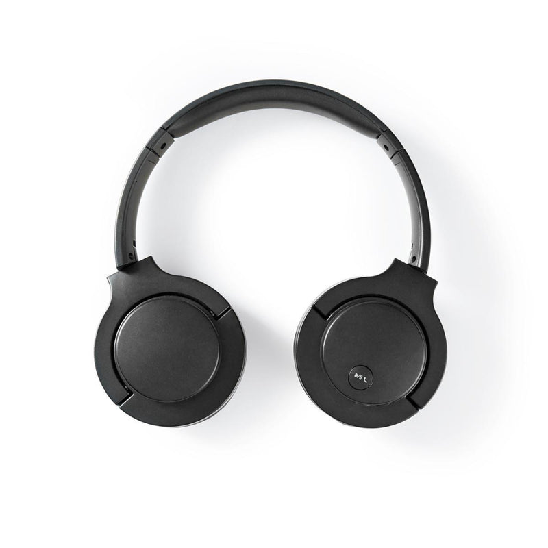 Nedis HPBT2160BK Draadloze Koptelefoon Bluetooth ® Op Het Oor Opvouwbaar Ruisonderdrukking Zwart