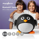 Nedis SPBT4100BK Animaticks Bluetooth Speaker 3 Uur Speeltijd Handsfree Bellen Pippy Pinguin
