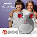 Nedis SPBT4100GY Animaticks Bluetooth Speaker 3 Uur Speeltijd Handsfree Bellen Melody Mouse