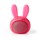 Nedis SPBT4110PK Animaticks Bluetooth Speaker 3 Uur Speeltijd Handsfree Bellen Robby Rabbit
