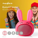 Nedis SPBT4110PK Animaticks Bluetooth Speaker 3 Uur Speeltijd Handsfree Bellen Robby Rabbit