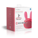 Nedis SPBT4110PK Animaticks Bluetooth Speaker 3 Uur Speeltijd Handsfree Bellen Robby Rabbit