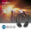 Nedis HPBT2102BK Draadloze Koptelefoon Bluetooth® Op Het Oor Opvouwbaar Zwart
