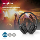 Nedis HPBT1200BK Draadloze Koptelefoon Bluetooth&reg; Over-ear Zwart