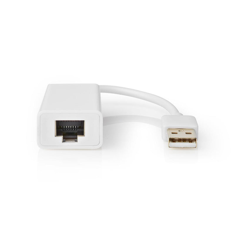 Nedis CCGB60950WT02 Usb 2.0-adapter Usb-a Male - Rj45 Female 10/100 Mbit 0,2 M Wit