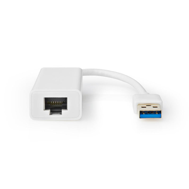 Nedis CCGB61950WT02 Usb-adapter Usb 3.2 Gen 1 Usb-a Male Rj45 Female 1 Gbps 0.20 M Rond Verguld / V