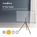 Nedis TVSM705SABK Tv Vloerstandaard 55 - 65 &quot; 30 Kg Scandinavian Design Geschikt Voor Samsung&