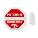 Nedis ALRMD20WT Slim Deur-/raamalarm Met Magnetische Sensor Batterijen Meegeleverd Geen Gereedschap