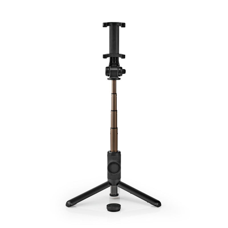 Nedis SEST250BK Uitschuifbare Selfiestick Met Afneembare Draadloze Afstandsbediening Statief Draagb
