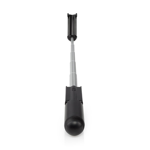 Nedis SEST201BK Uitschuifbare Selfiestick Ingebouwde Draadloze Sluiterknop Compact Lichtgewicht Zwa
