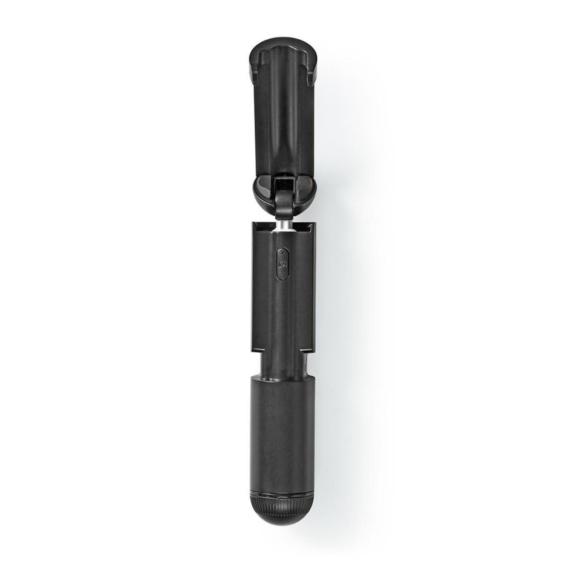 Nedis SEST201BK Uitschuifbare Selfiestick Ingebouwde Draadloze Sluiterknop Compact Lichtgewicht Zwa