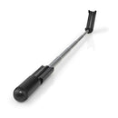 Nedis SEST201BK Uitschuifbare Selfiestick Ingebouwde Draadloze Sluiterknop Compact Lichtgewicht Zwa