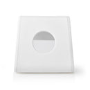 Nedis WCACQ10W1WT Wekker Draadloze Lader Qi-gecertificeerd Meerkleurige Nachtlamp Wit