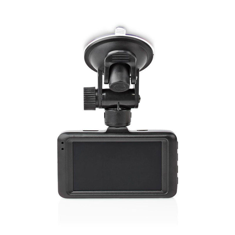 Nedis DCAM15BK Dashcam Full Hd 1080 P 1 Ch 3,0 Inch Kijkhoek Van 120&deg; Metalen Behuizing