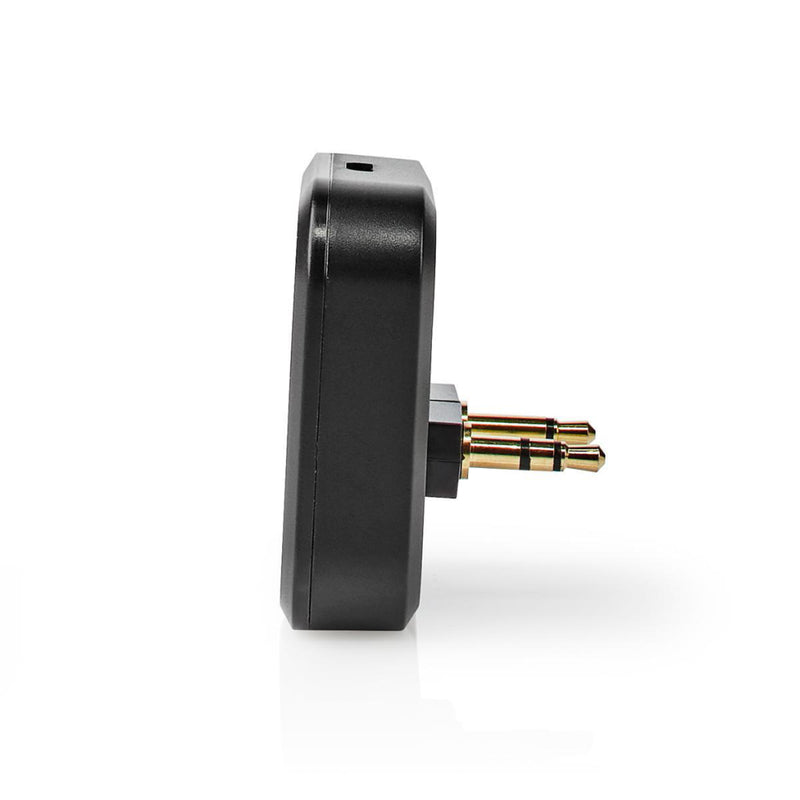 Nedis BTTR400BK Draadloze Audiozender Bluetooth® Voor Gebruik In Vliegtuigen Zwart