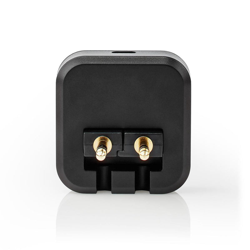 Nedis BTTR400BK Draadloze Audiozender Bluetooth® Voor Gebruik In Vliegtuigen Zwart