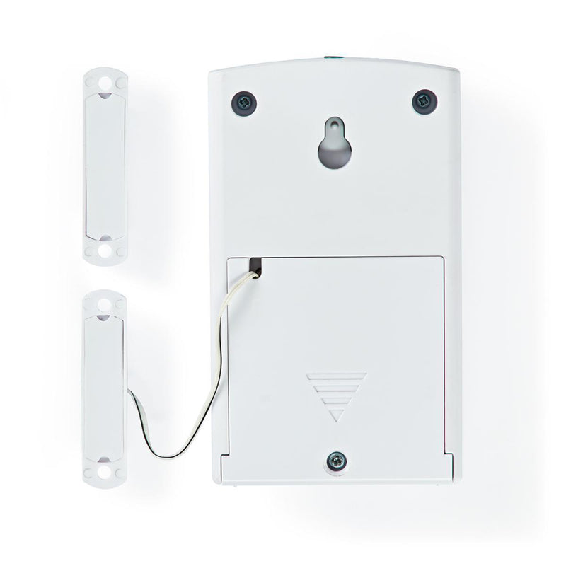 Nedis ALRMD30WT Via Toetsenblok Bediend Deur-/raamalarm Met Magnetische Sensor 3 Alarmmodi