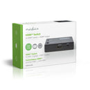 Nedis VSWI3453BK Hdmi-schakelaar 3 Poorten 3x Hdmi-ingang 1x Hdmi-uitgang 1080p Abs Antraciet Doos