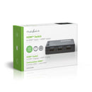 Nedis VSWI3455BK Hdmi-schakelaar 5 Poorten 5x Hdmi-ingang 1x Hdmi-uitgang 1080p Abs Antraciet Doos