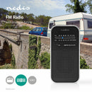 Nedis RDFM1110SI Fm/am-radio 1,5 W Zakformaat Zilver / Zwart