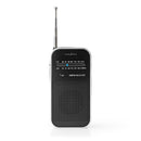 Nedis RDFM1110SI Fm/am-radio 1,5 W Zakformaat Zilver / Zwart
