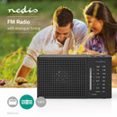 Nedis RDFM1200BK Fm/am-radio 1,5 W Zakformaat Zwart