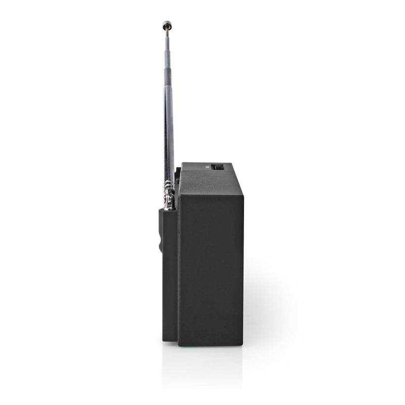 Nedis RDFM1200BK Fm/am-radio 1,5 W Zakformaat Zwart